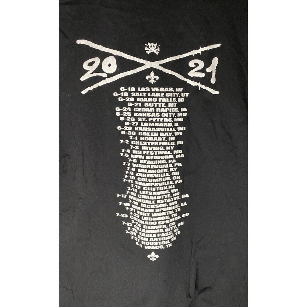 Faster Pussycat 2021 Tour T Shirt Concert 1989 GLAM METAL Band 2XL XXL - Picture 5 of 6